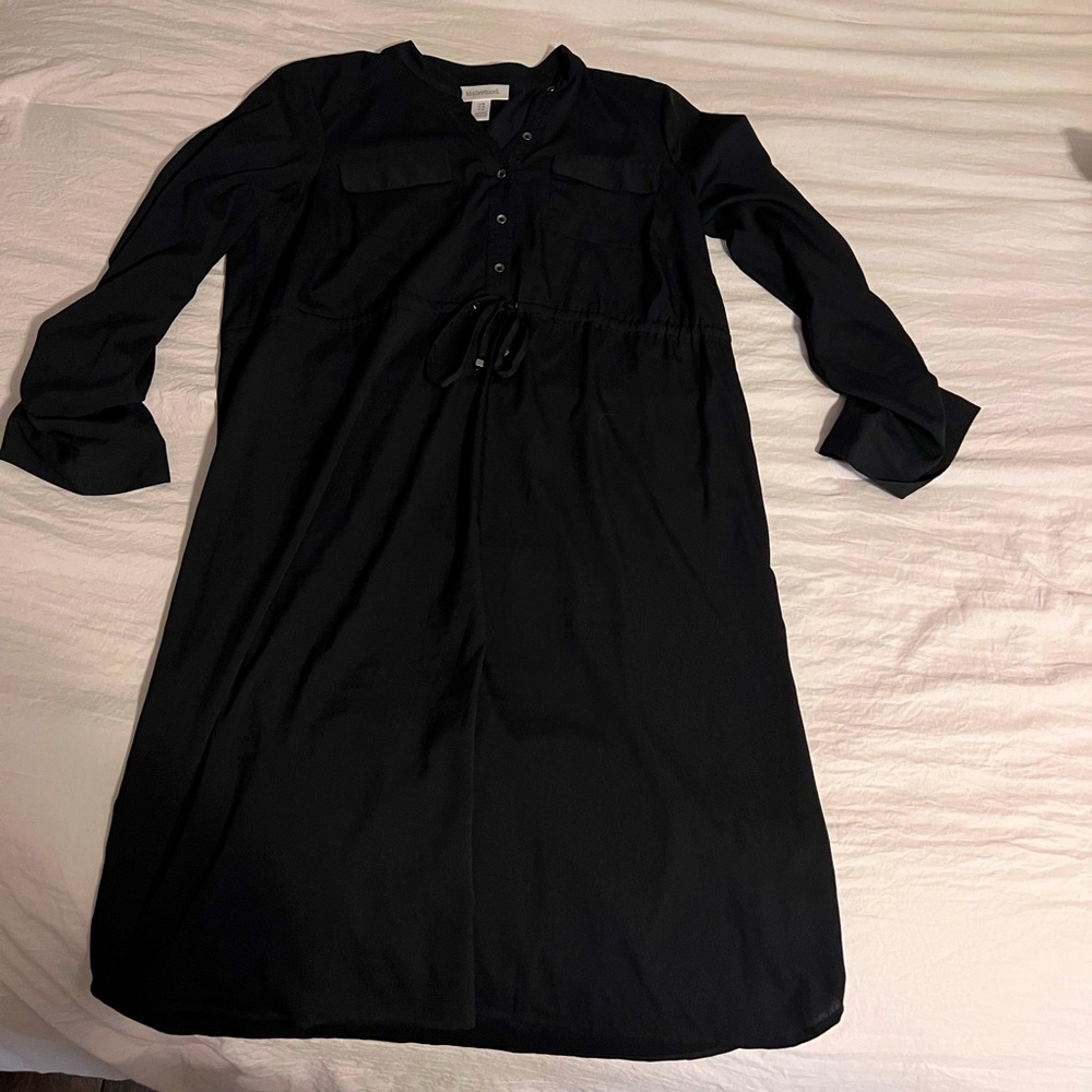 Motherhood maternity black dress